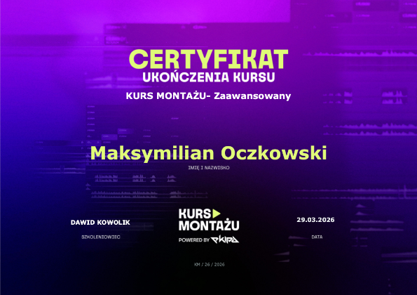 Certyfikat CUTBYMAKS